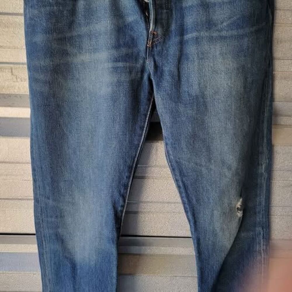 Levi 501 Button Fly size 26 Denim straight leg Blue Jeans